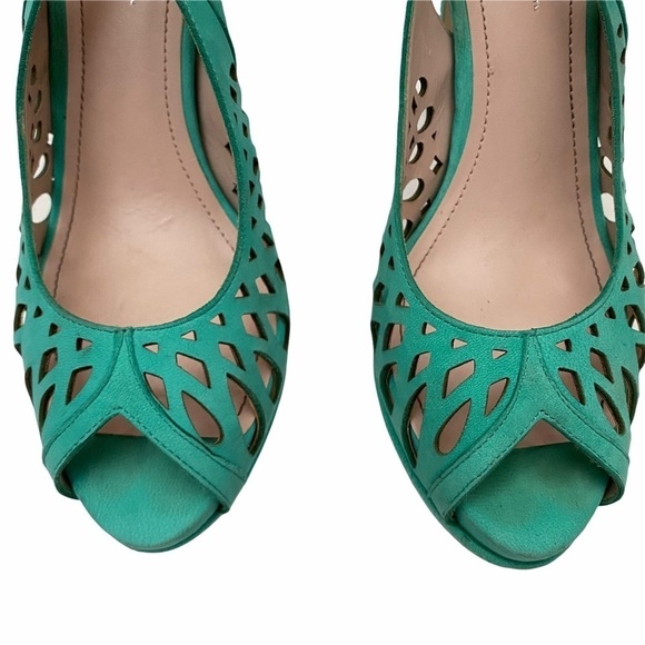 BCBGeneration Duncan Peep Toe Slingback Sz 9M - Picture 5 of 11